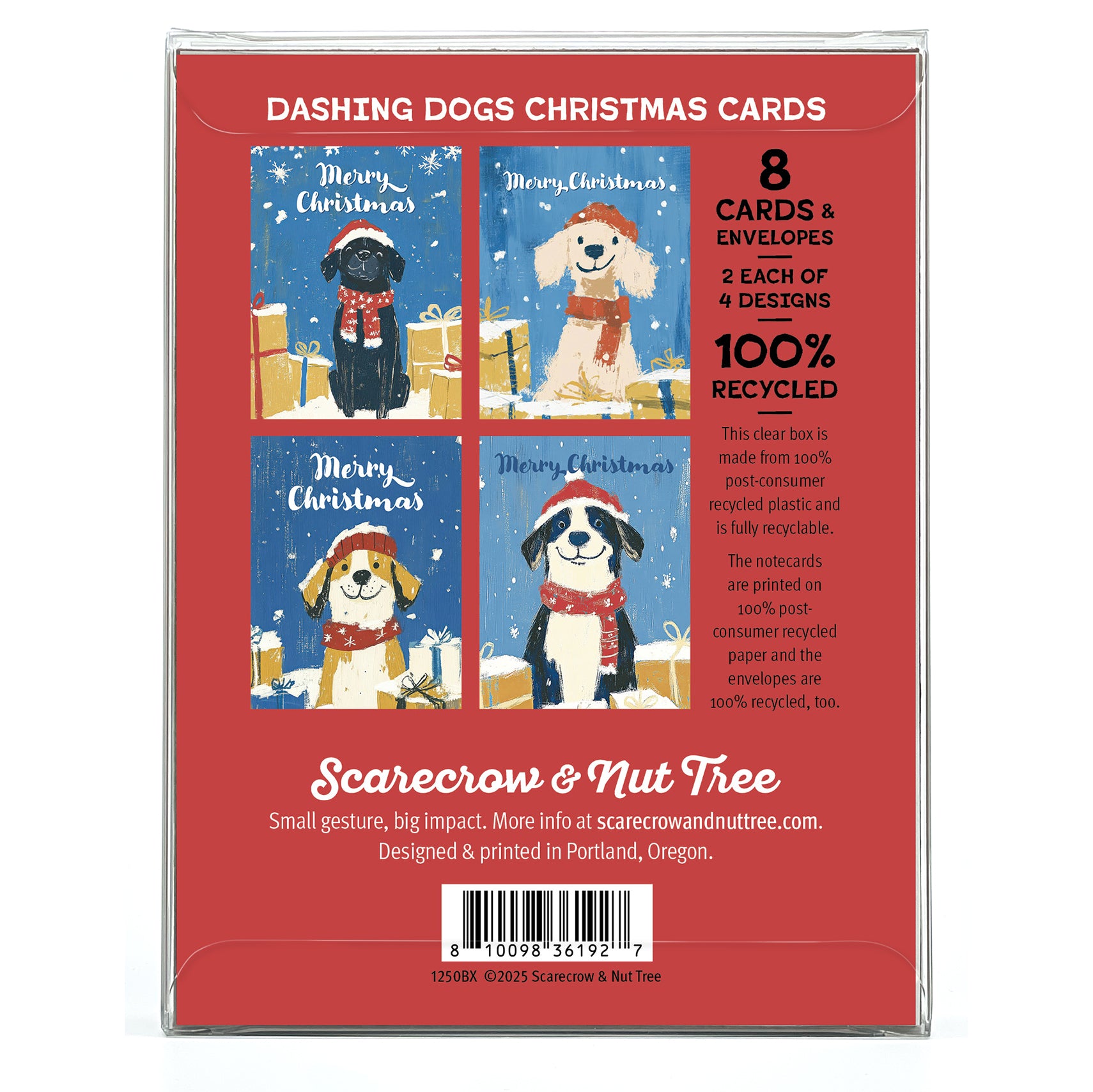 Delightful Dogs - Recycled Christmas Cards Box Set for Dog Lovers