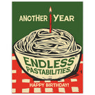 Endless Pastabilities - Recycled Birthday Card for Foodies and Cooks