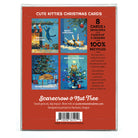 Cute Kitties - Recycled Christmas Cards Box Set for Cat Lovers