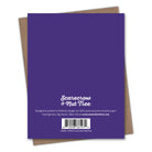 Back of greeting card